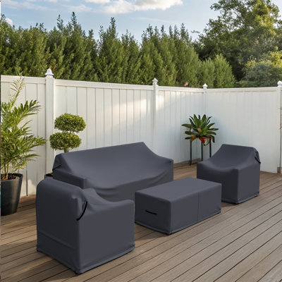 Ensemble de conversation en aluminium Brandtley