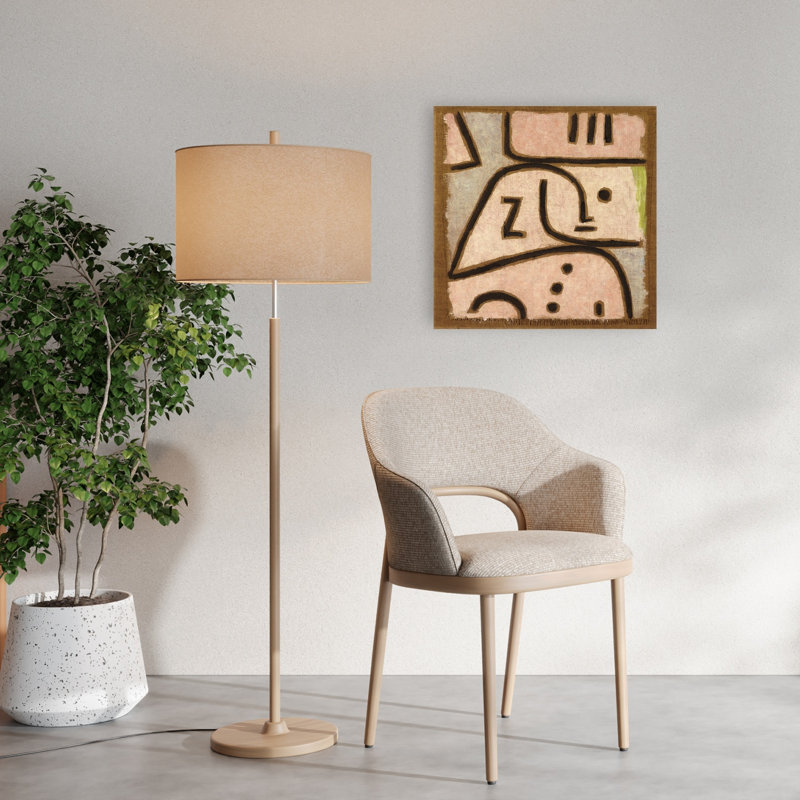 Wi, impression d'art moderne classique abstrait, H 24 po x l 24 po