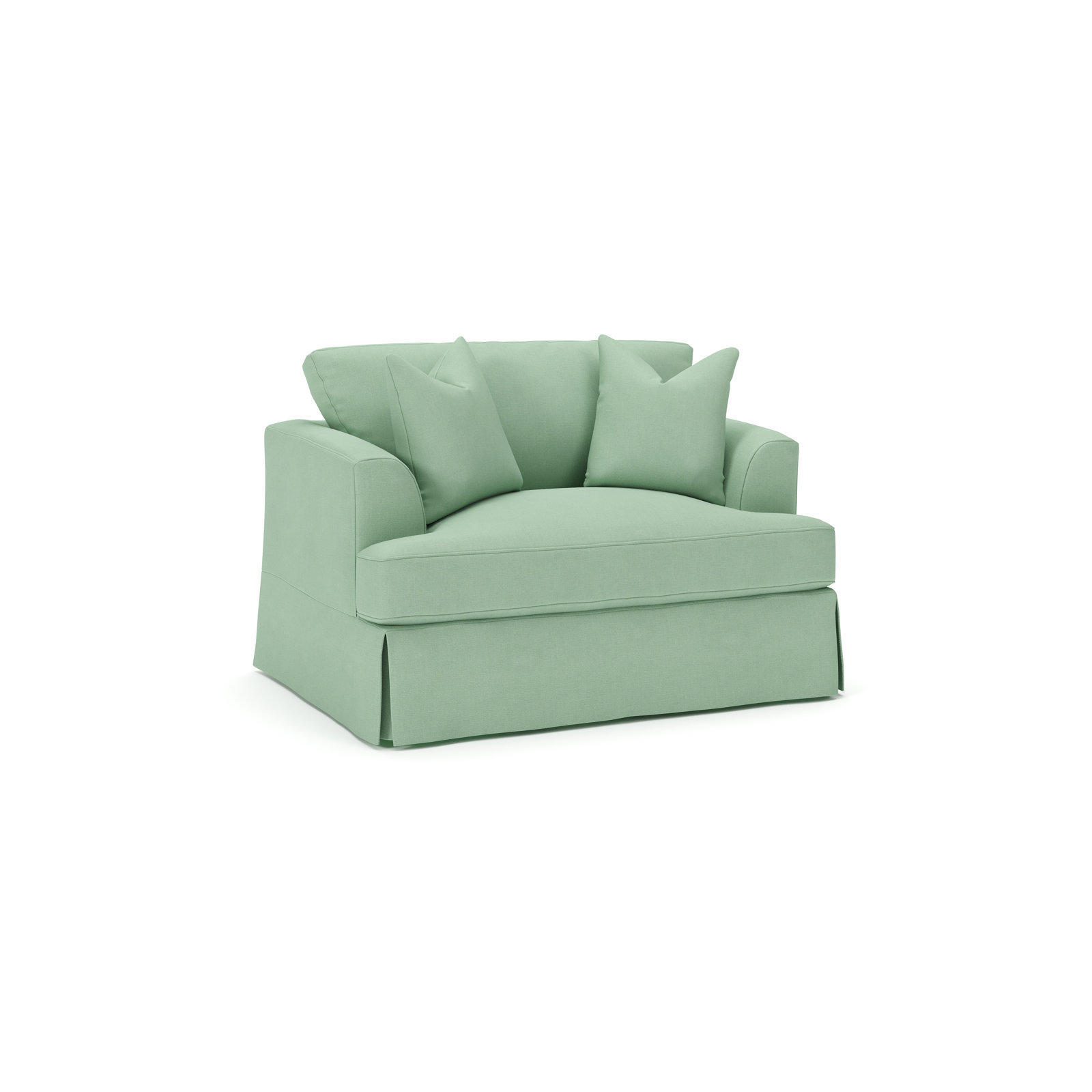 Lucia Upholstered Armchair, Bayou Spray Canvas