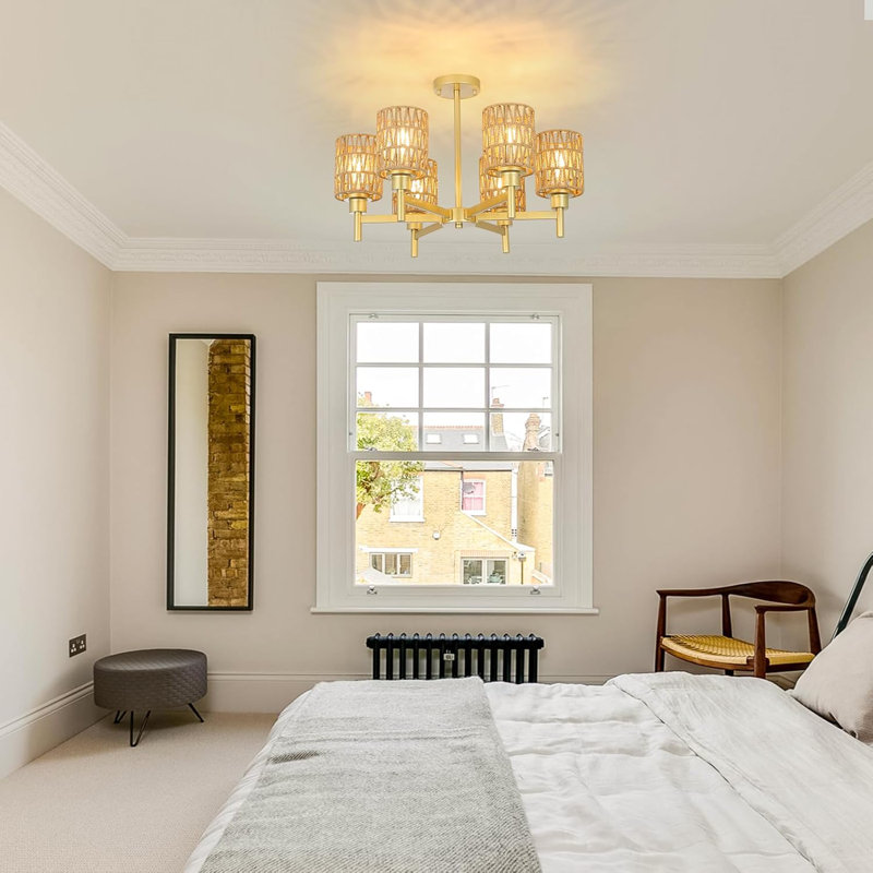Lustre 6 lumières Boho