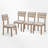 6 - Person Four Leg Dining Set-343114458-343114459