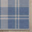 Tapis bleu à tissage plat Kehr-88979004