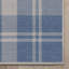 Tapis bleu à tissage plat Kehr-88979015