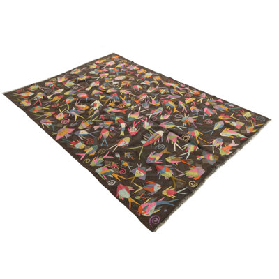 5x8 Puleo Brown Rug