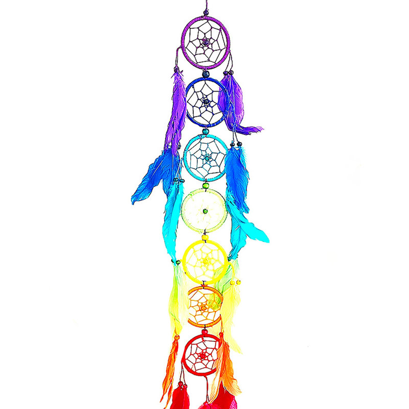 Rainbow Pride Chakra Dream Catcher 