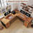 63“ W L Shaped Desk-1117905757