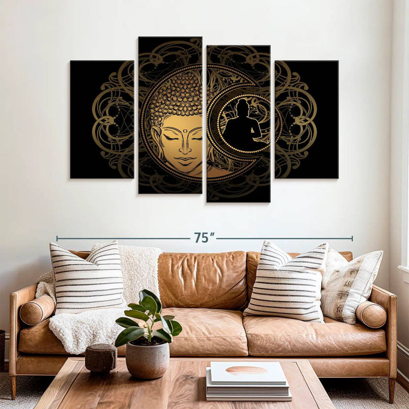 Adella Celestial Buddha, 42" H x 68" W