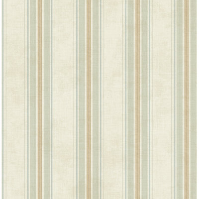 Rouleau de papier peint à rayures classiques L 33 pi x l 20,5 po Estela