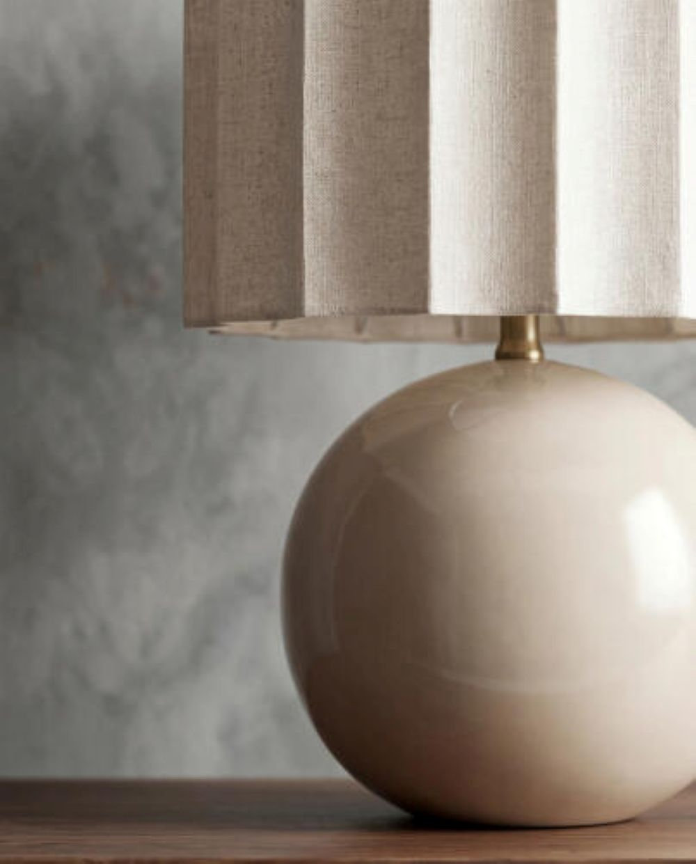 Marisely Table Lamp, Taupe