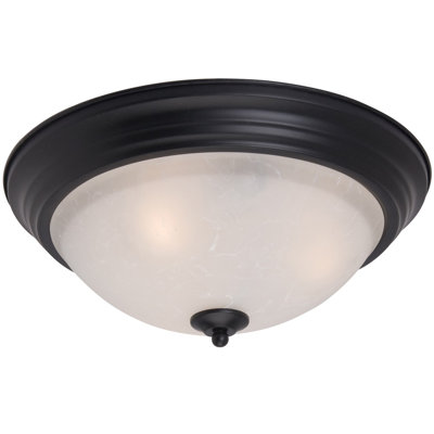 Plafonnier encastré simple en forme de bol à 1 lumière Atterbury