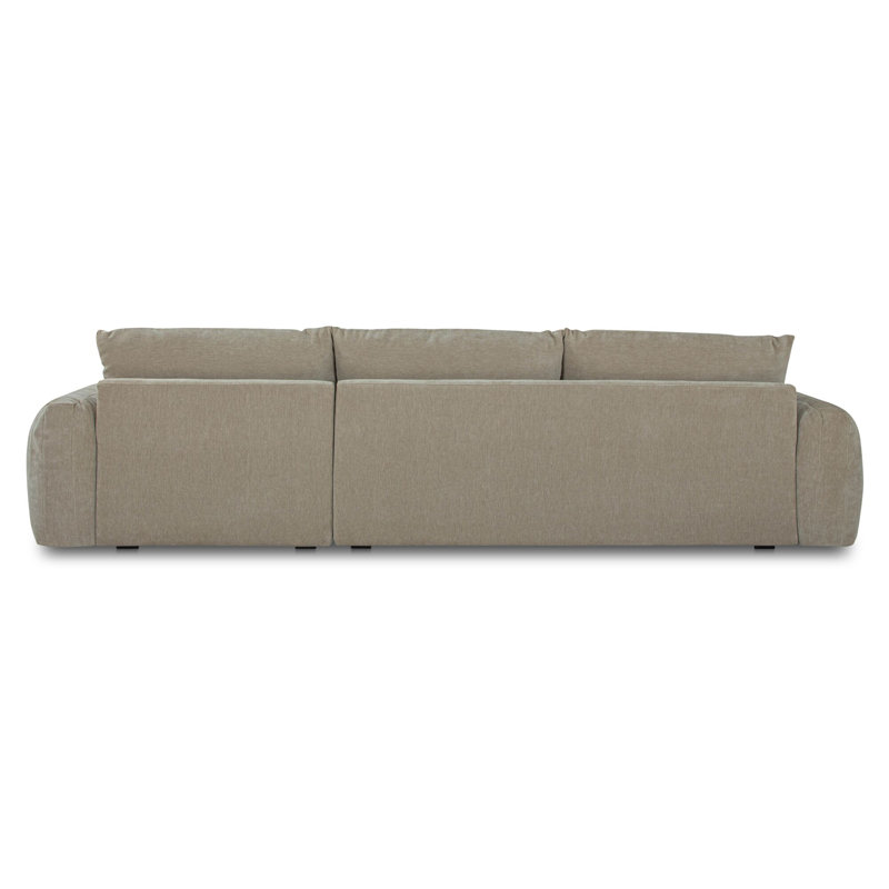 Berga Sectional Left Oat, Right Hand Facing, Pebble Polyester