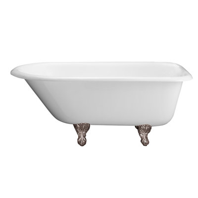60.75'' x 60.75'' Soaking Cast Iron Bathtub