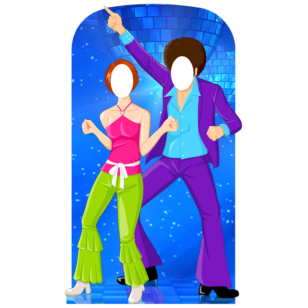 Wet Paint Printing Disco Couple Dancing Cardboard Standup Wayfair