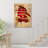27_Once A Firefighter, Always A Firefighter Gallery Wrapped Canvas - People Illustration Decor, Beige And Red Corridor Decor-1459721885