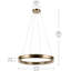 Lustre circulaire doux et moderne à DEL-111187510-111187506