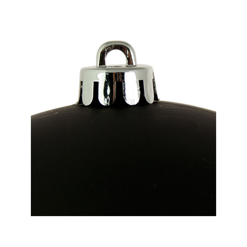 Bauble, Black, 20cm H x 20cm W