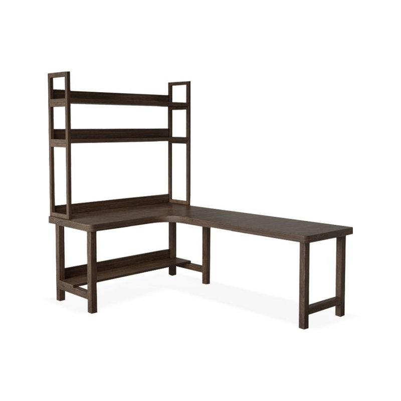 Bureau d'écriture Brownness, H 29,53 po x l 62,99 po x P 47,24 po, Retour à gauche