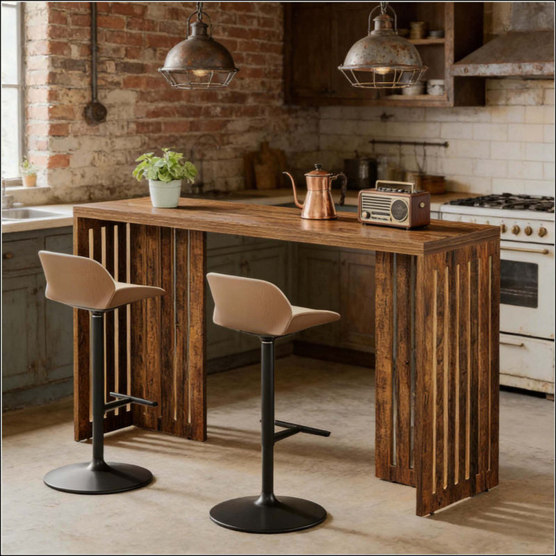 Rustic Kitchen Table,Wood Coffee Table,Rectangular Dining Table