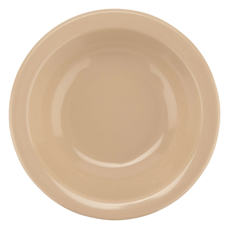 DN-335-T - 3,5 oz (Jante pleine 3,8 oz), bol à rebord de 4,25 po, profondeur de 1 po, Beige