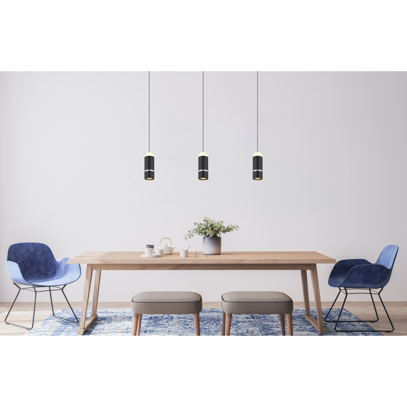 Daxtin 1 - Light Matte Black LED Pendant