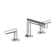 Kirsi Widespread Bathroom Faucet with Drain Assembly