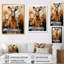 «Kangaroo Laundry», art mural brun et blanc-938858202