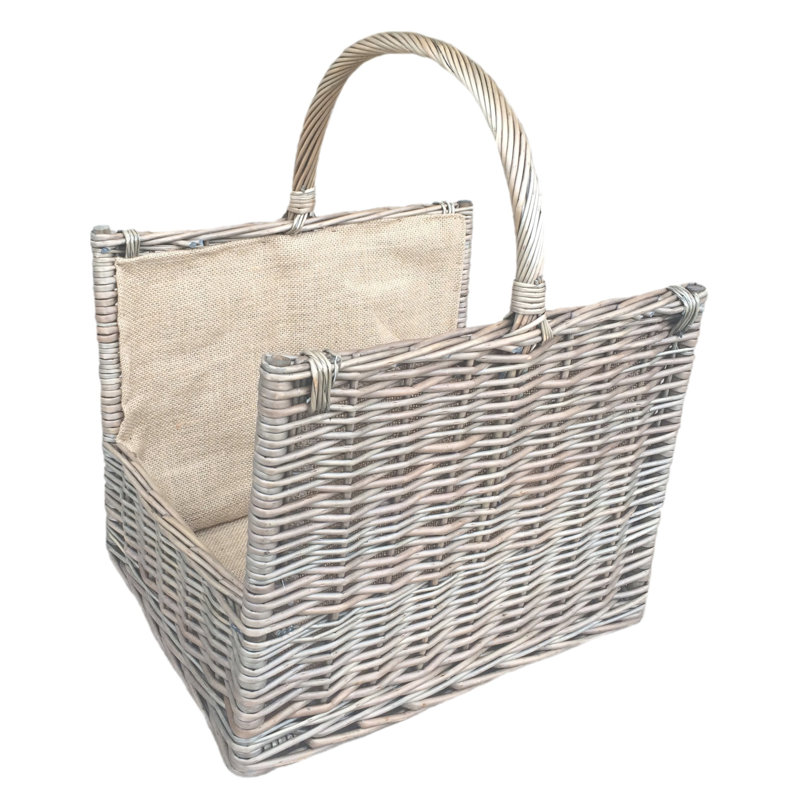 Cosette Wicker Log Carrier