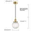 URBNLIVING 1 - Light Single Pendant-83022713