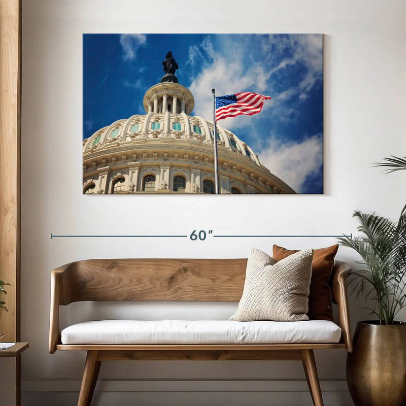 Lilie Washington DC Capitol Dome, 32" H x 48" W