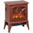 Electric Fireplace Heater with Realistic LED Flames and Logs-616216836