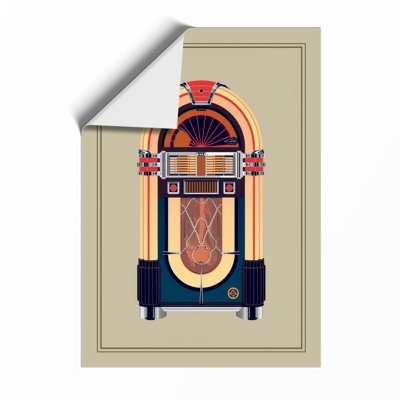 Jukebox Art Deco - Framed Print