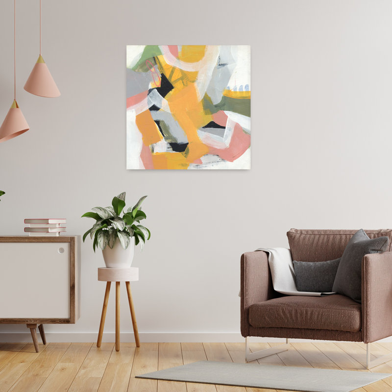 Tourbillon, art abstrait contemporain, H 24 po x l 24 po