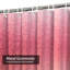 Rideau de douche rose et rouge avec 12 crochets-1779095978