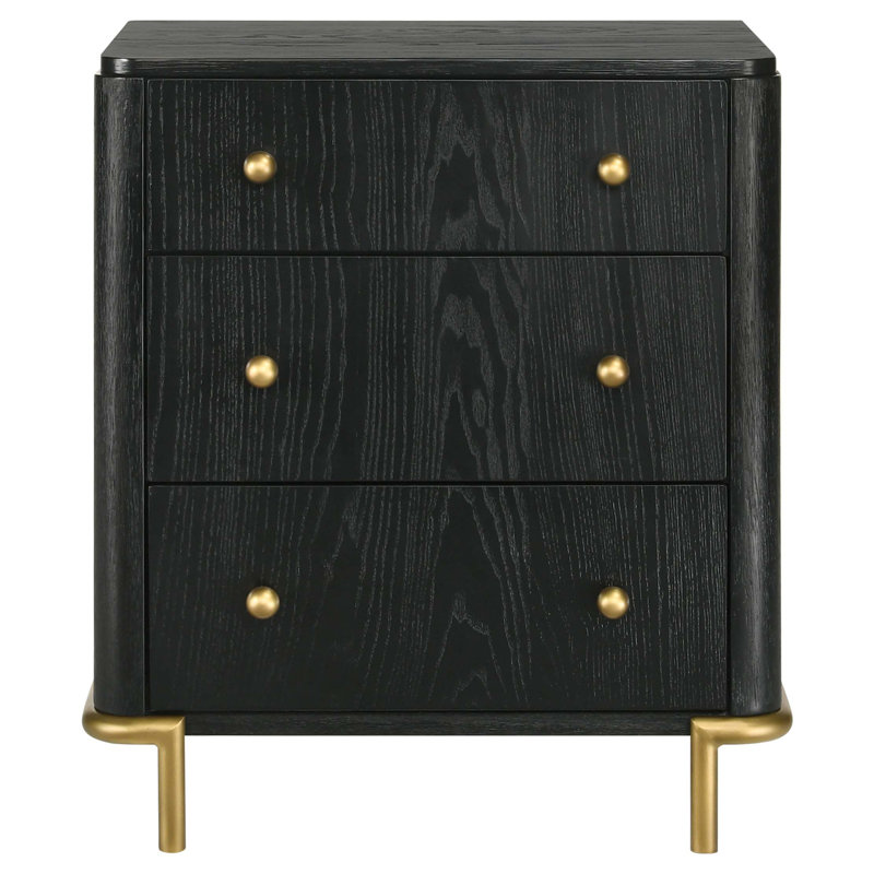 Table de chevet 3 tiroirs Anser