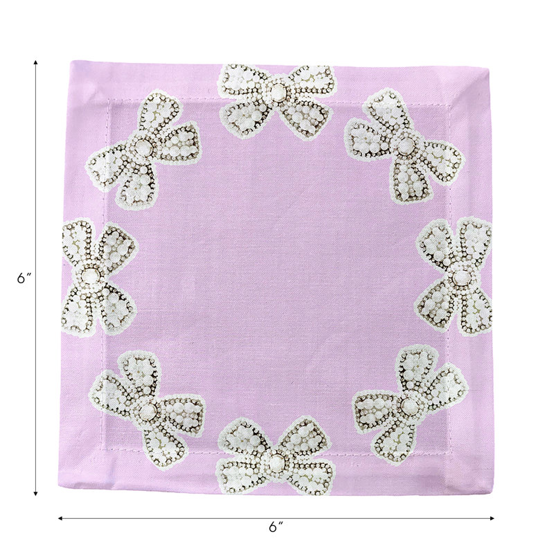 Square Napkins, Lilac
