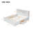 King Size Storage Platform Bed with 6-Shelf Headboard, USB Charging & 2 Drawers-51010649