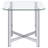 Linda Chrome 3-piece Coffee Table Set