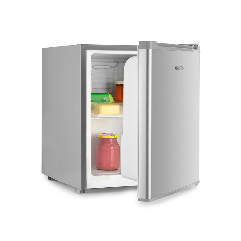Klarstein Scooby 40m³ L Freestanding Mini Fridge, Nickel