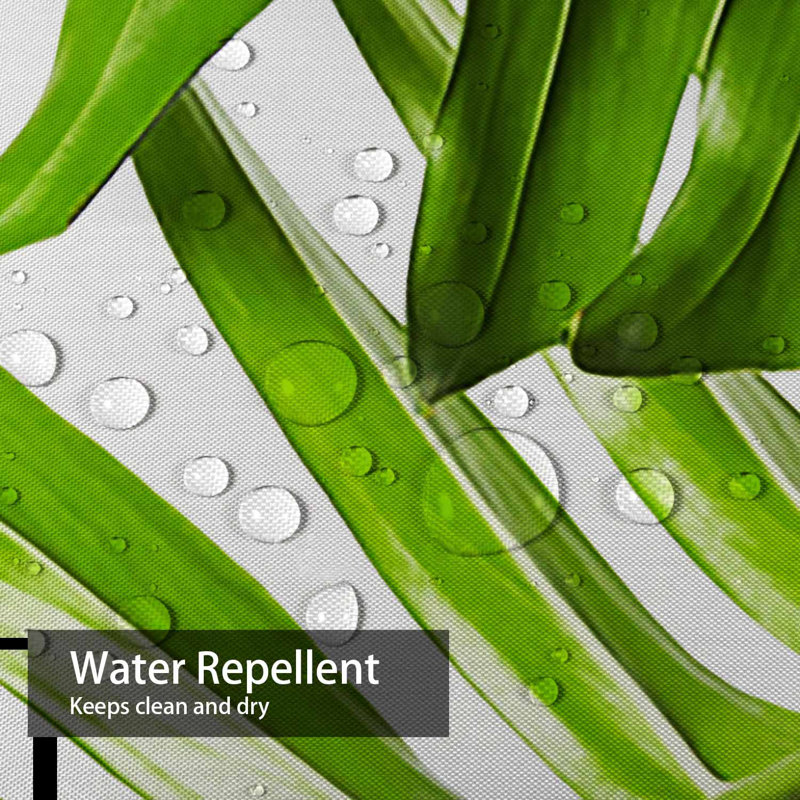 Rideau de douche Monstera, L 72 po x l 72 po