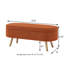 Banc de rangement avec repose-pieds ovale Luxury-161759184
