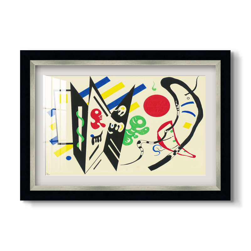 Réciprocité, 1935 - Wassily Kandinsky - Estampe encadrée sur mesure, 16x22 INNER SIZE, Framed Print with Mat