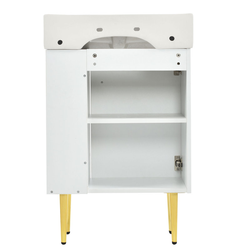 Armoire de salle de bain fonctionnelle avec rangement, idéale pour organiser les essentiels de la salle de bain et améliorer l'espace utilitaire