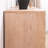 Rustic Wood Console Table with Natural Log Accent