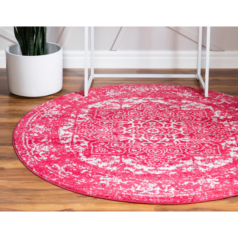 Oriental Area Rug, Round 99cm