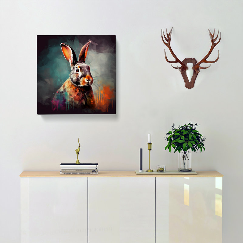 Rabbit No.8 - Wrapped Canvas
