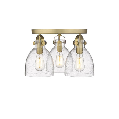 Smeltertown Glass Flush Mount