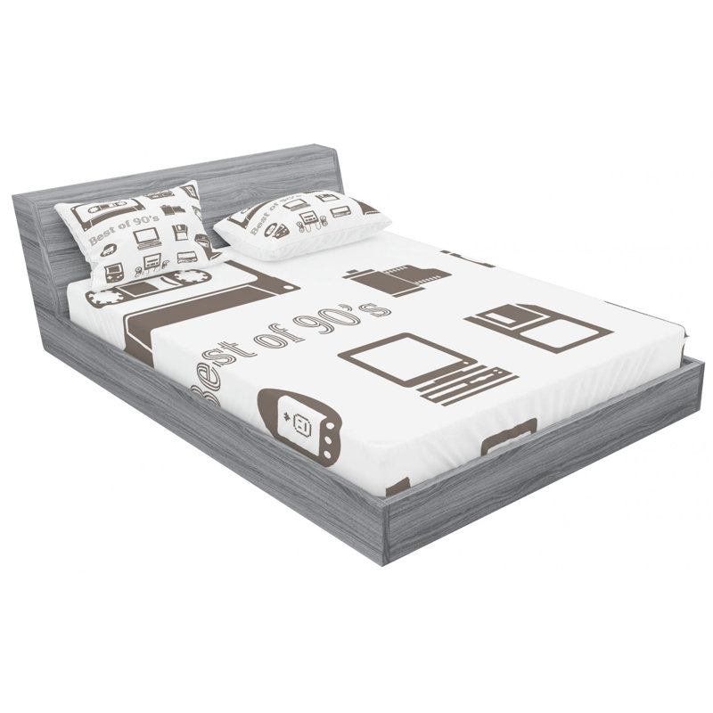 Microfiber Sheet Set, Full Sheet Set with Fitted Sheet