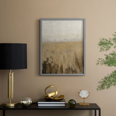 «Vintage Landscape CCLXVI», reproduction encadrée - bois massif