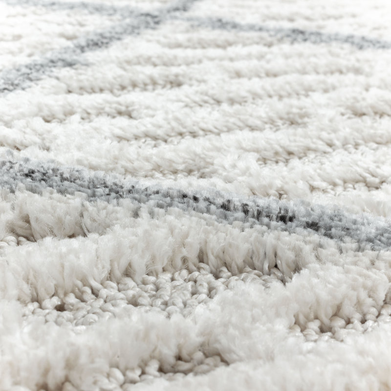 Allemans Geometric Area Rug, Round 120cm