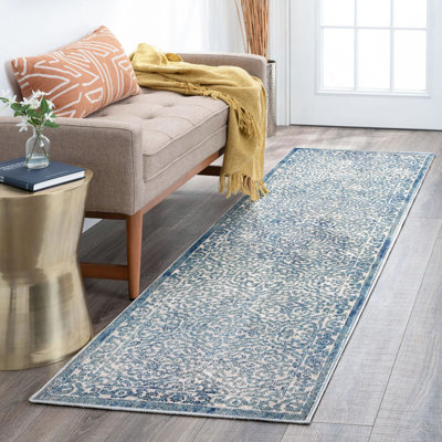 Tapis bleu Deundre